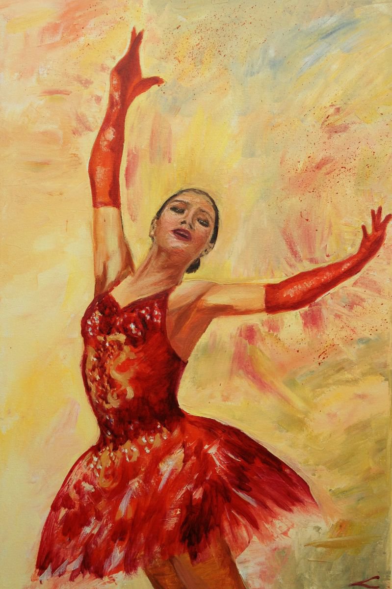 Olympic Gold By Elena Sokolova, 16 X 24, Artwork For Sale On Artfinder