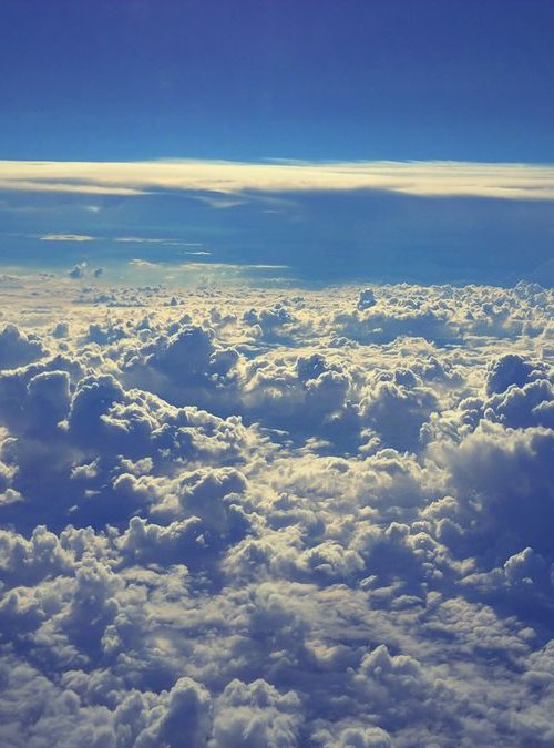 THE CLOUDS  FROM ABOVE by Hana Auerova