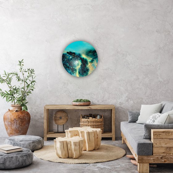 Golden Halo, Blue Depth #2
