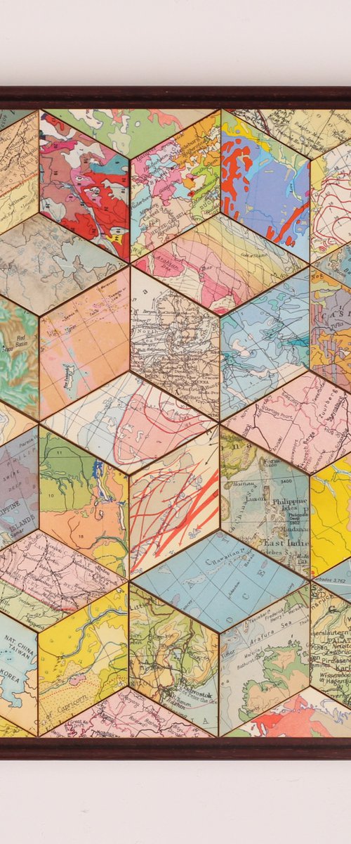 Patchwork world 4 by Amelia Coward
