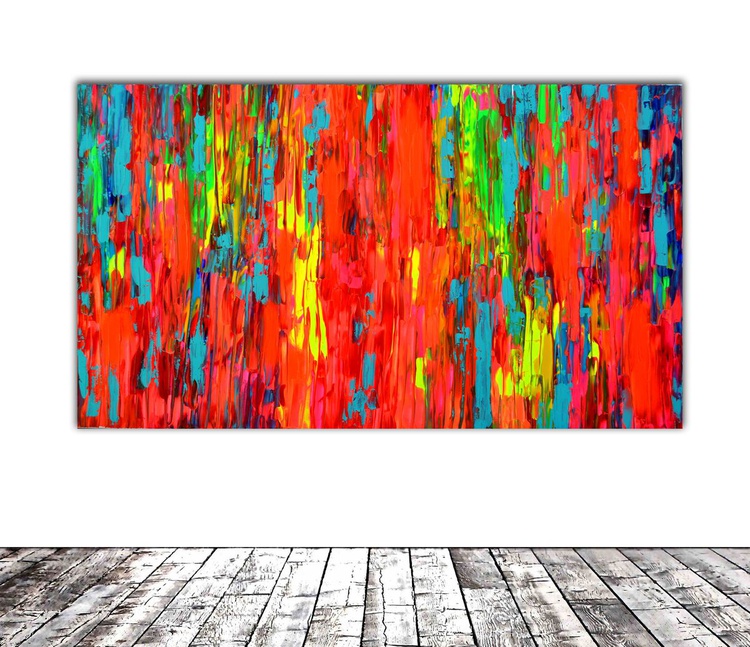 Large Ready To Hang Abstract Painting Xxl Huge Artfinder