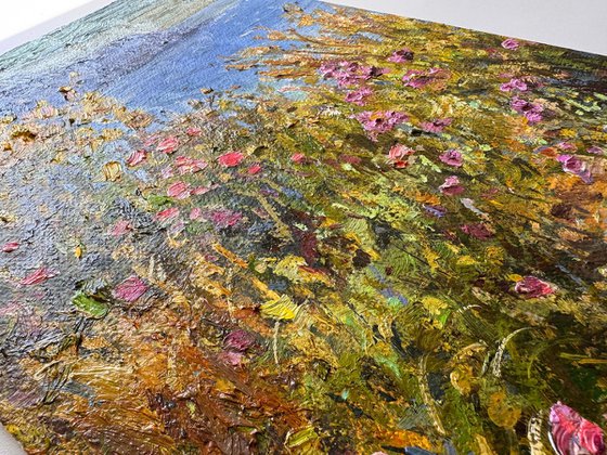 Wildflowers Above the Sea