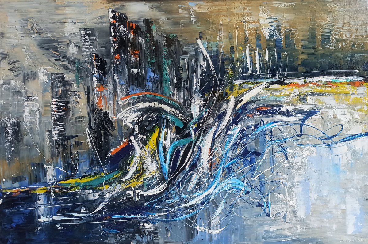 Abstract dream-2 (80x120, oil on canvas) by Marieta Martirosyan