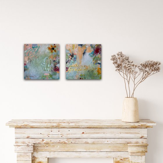 Make your life a paradise No.4 (diptychon)