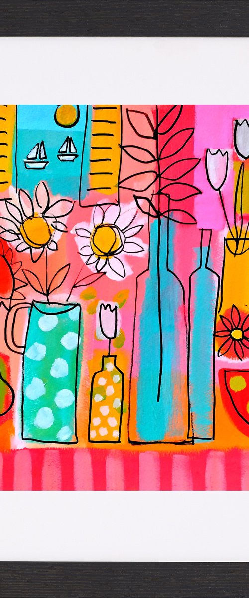 Still Life with Yellow Shutters III by Jan Rippingham