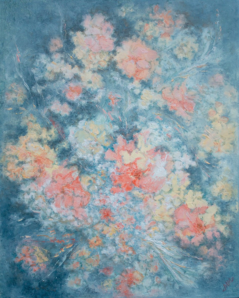Blossom Abstract by Mila Moroko