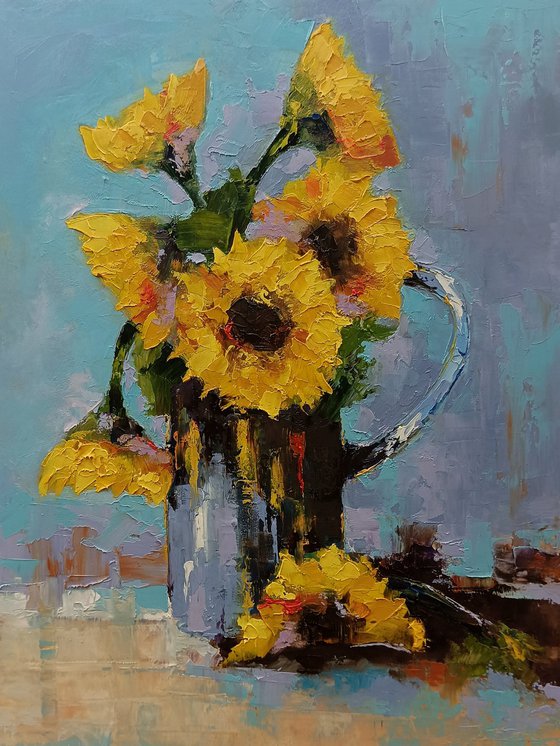 Sunflowers still life