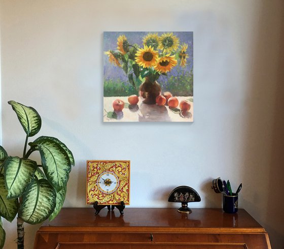 Still Life with Sunflowers