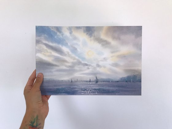 Yachts at sea #17