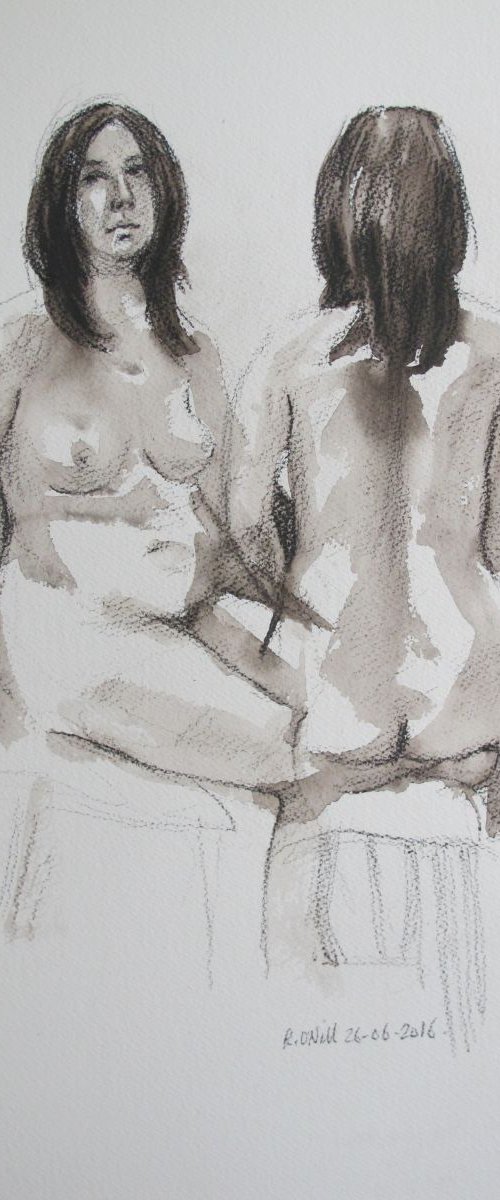 seated nudes by Rory O’Neill