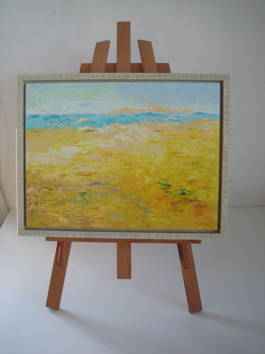 Yellow (Ref#:1186-6F) By Saroja Van Der Stegen, 17 X 13, Artwork For Sale On Artfinder