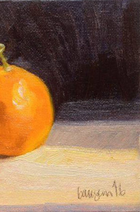 My Little Mandarine Still Life Fruit Oil Painting