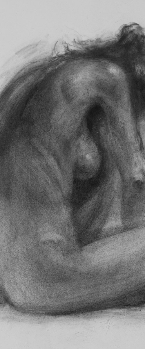 Mandy hiding in the dark by Kjetil Hansen