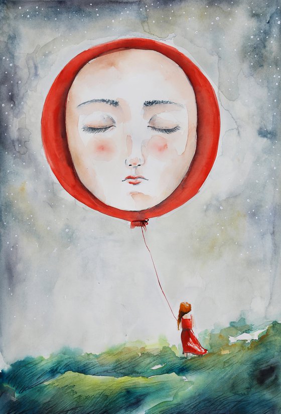 Girl With Red Ballon