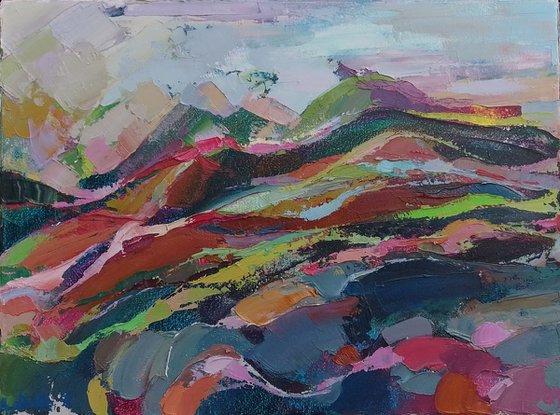Magical summer mountains