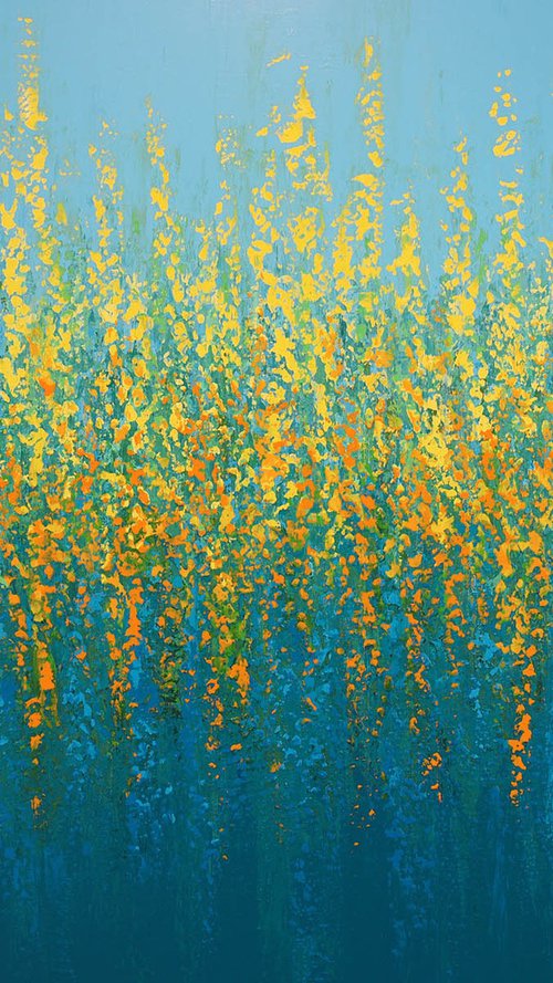 Colorful Meadow - Flower Field by Suzanne Vaughan