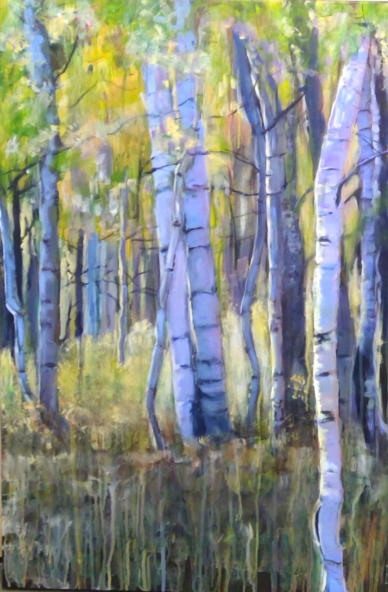 Birch Forest by Leah Kohlenberg Fine Art