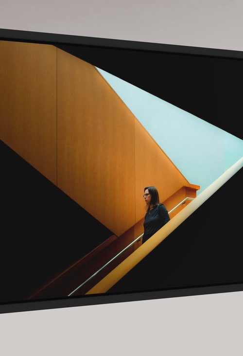 Woman on Stairs by Hyun De Grande