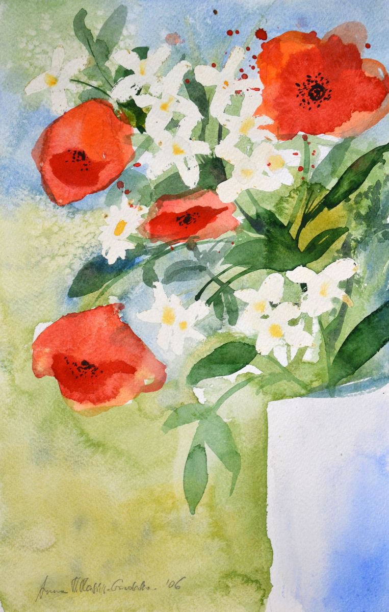 Spring Flowers 7 Bouquet by Anna Masiul-Gozdecka