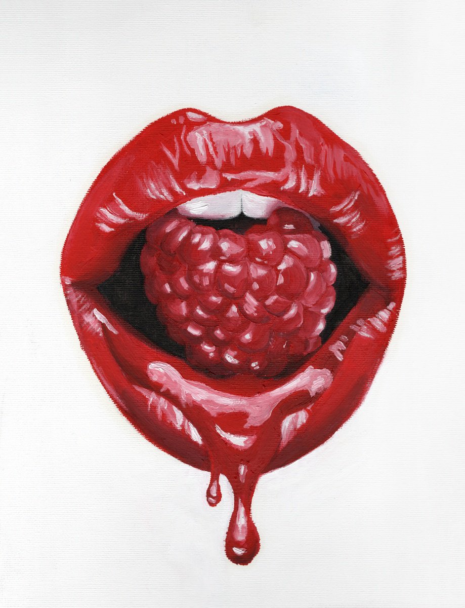 Raspberry Lips by Nagore Rodriguez