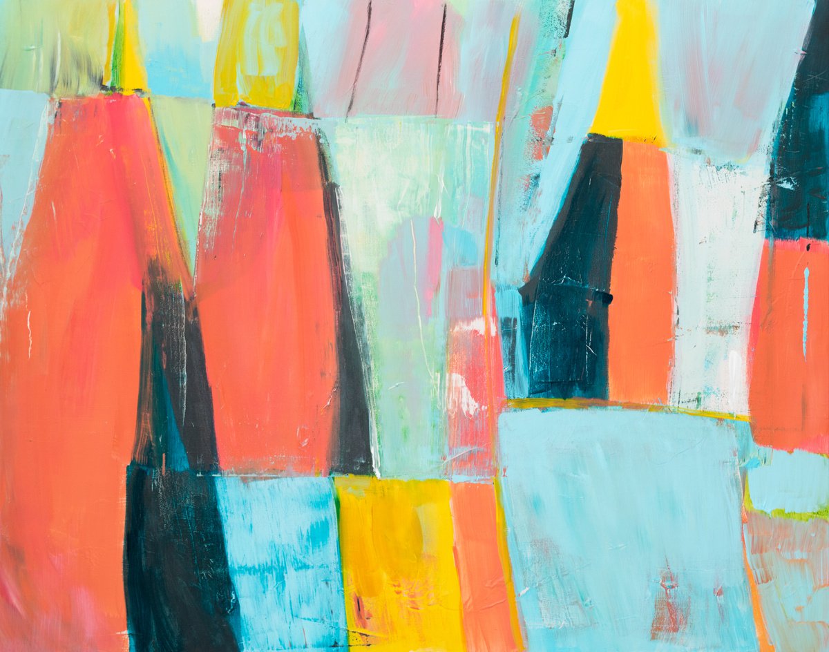 Geometric Painting , Superpowers 08 By Duealberi, 39 X 31, Artwork For Sale On Artfinder