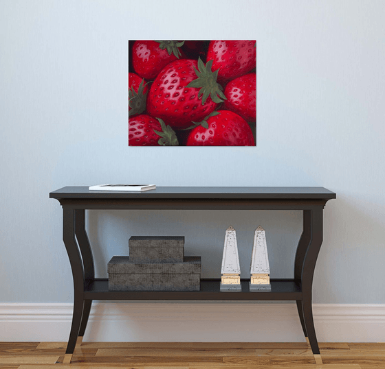 Ripe Strawberry, 60 х 50 cm, oil on canvas