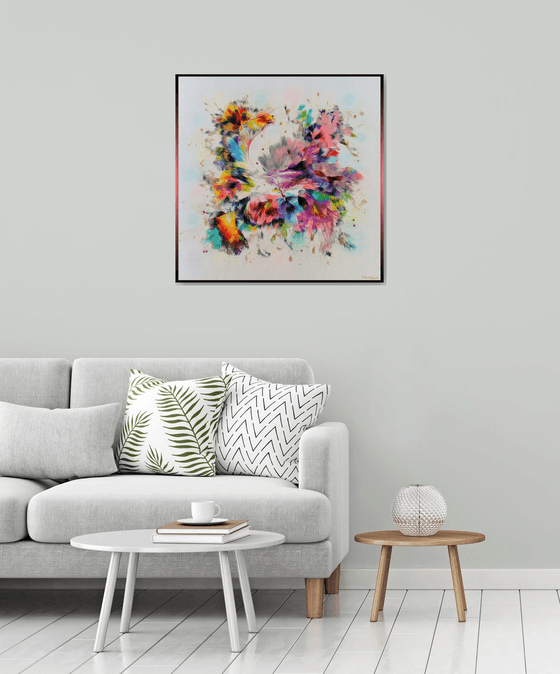 "Flowering Time" FLORAL PAINTING