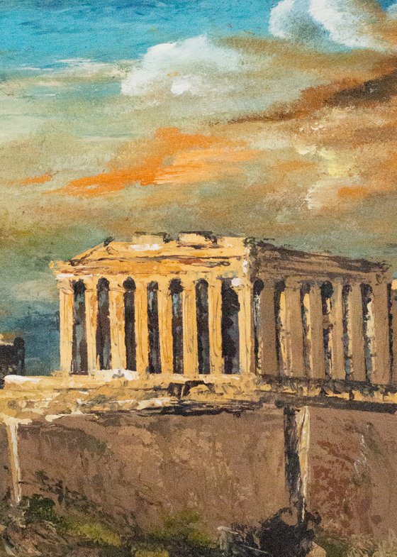 " THE ACROPOLIS". ATHENS.