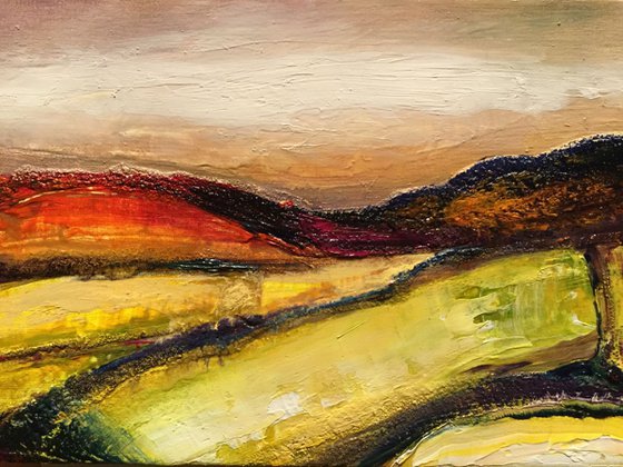 Northumberland abstracted landscape
