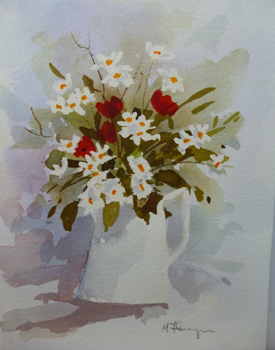 Wild Flowers Still Life by Maire Flanagan