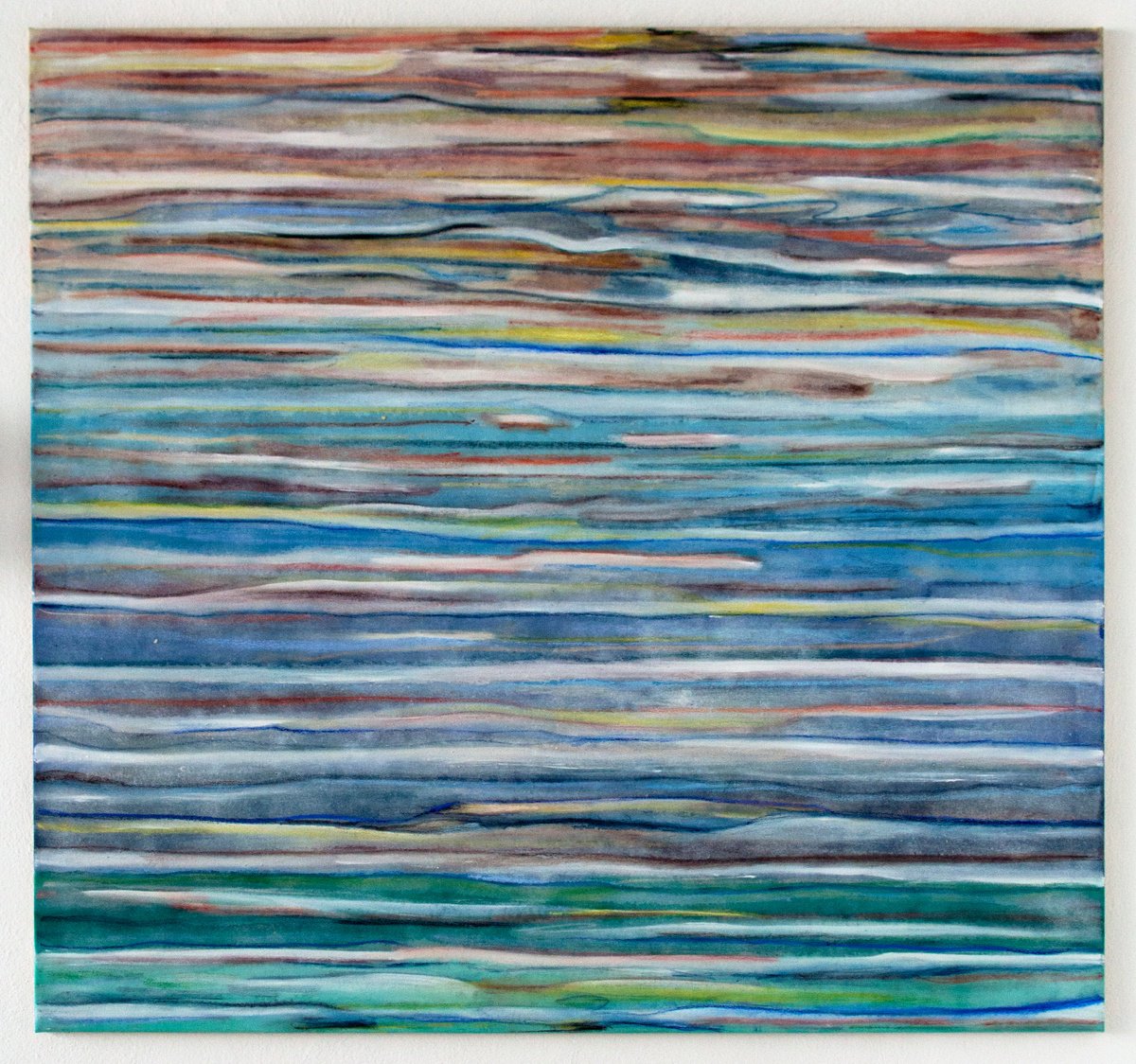 Organic Landscape Painting By Petr Johan Marek, 55 X 51", Summer Landscape, Original Artwork