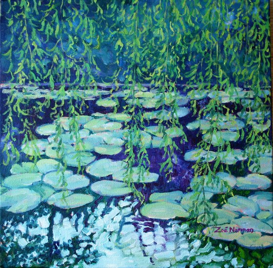 Willows and Waterlilies
