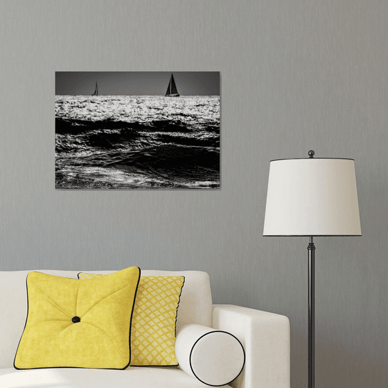 Two Sailboats | Limited Edition Fine Art Print 1 of 10 | 60 x 40 cm