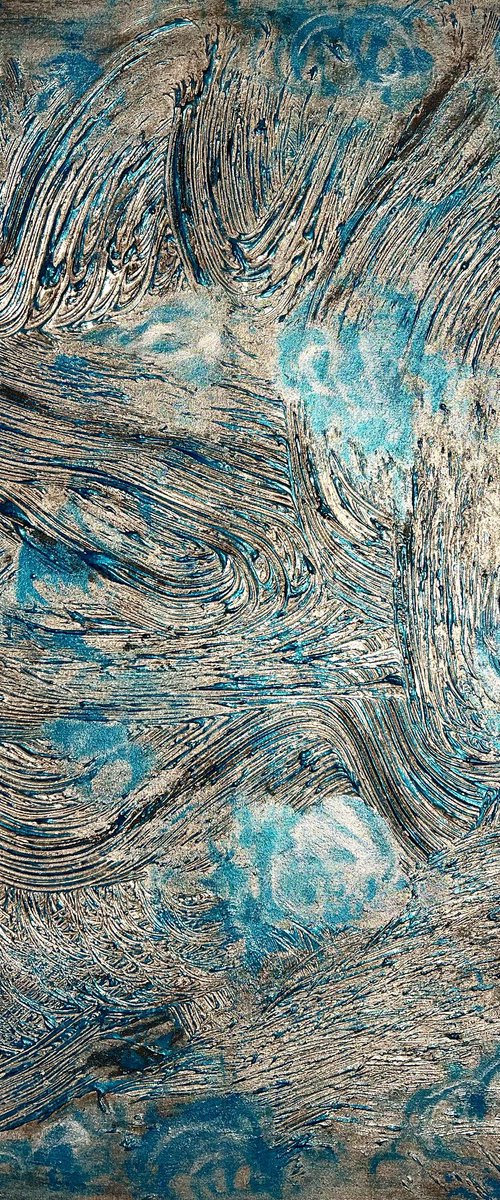 «Deep im Ozean» Azure blue by Exclusive Arts