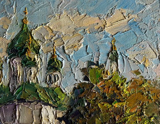 Morning Near the Temple