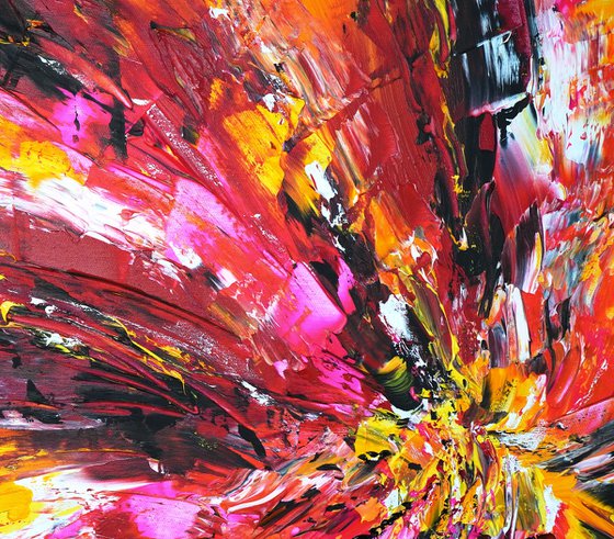 Yellow Red Abstraction E 6