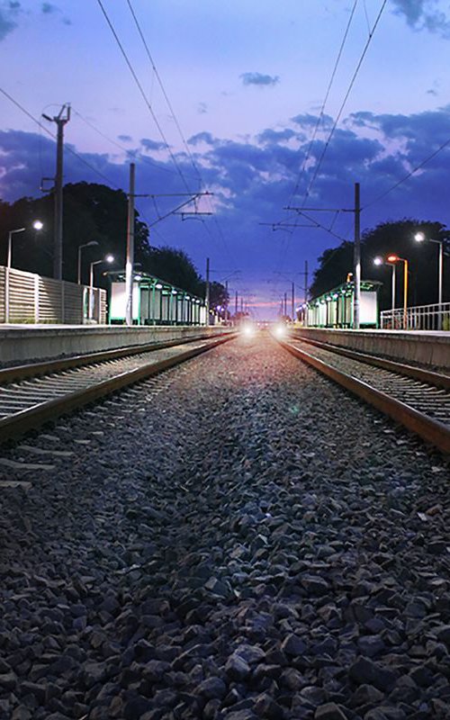 Train Tracks by Vanessa Stefanova