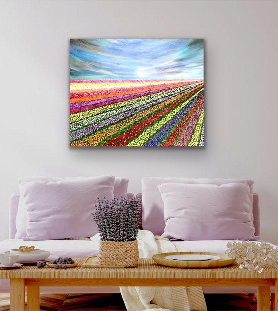 Rainbow Harvest - Tulip fields of Lisse
