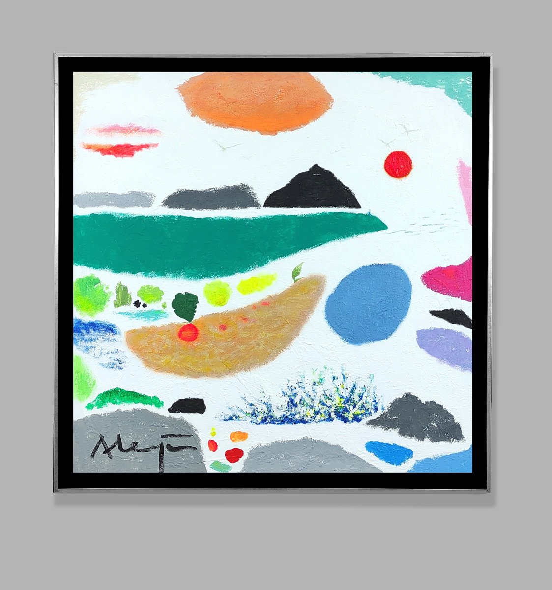  A Frouxeira Beach By Alejos, 39 X 39, Artwork For Sale On Artfinder