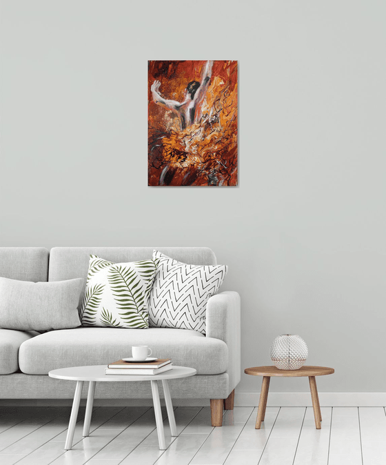 Fire Dancer /  ORIGINAL PAINTING