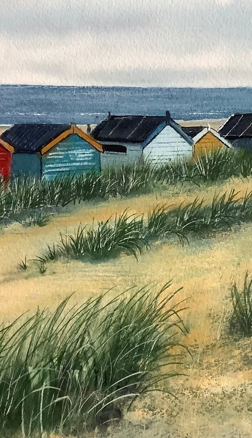 Beach huts by Darren Carey