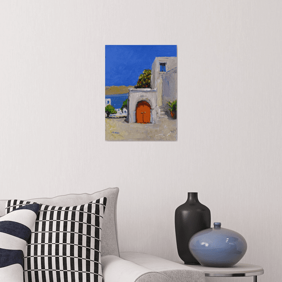 Village on Greek islands