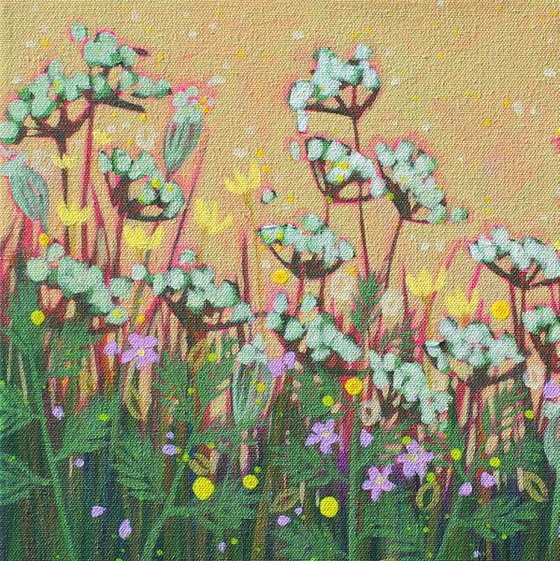 Garden with Queen Anne's Lace