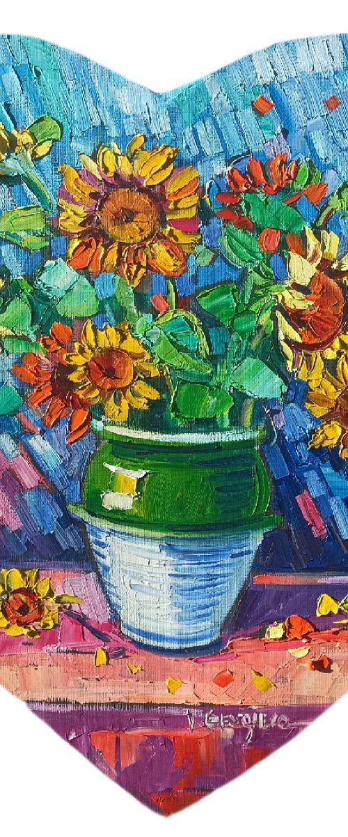Sunflowers in my Heart by Vanya Georgieva