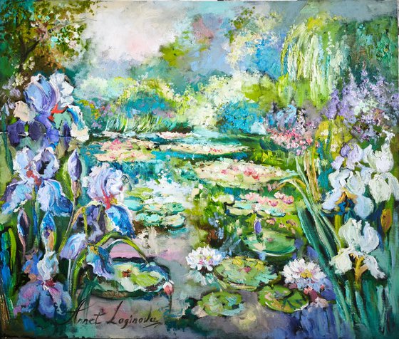 Water lilies pond