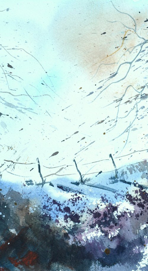 To the light -watercolor by Pol Henry Ledent