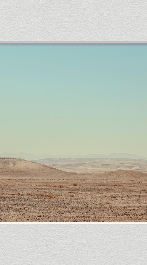 Desert against a clear sky by Lidiya Dmitrieva