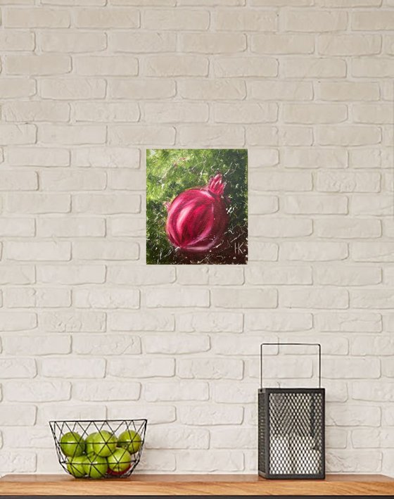 Pomegranate original oil painting