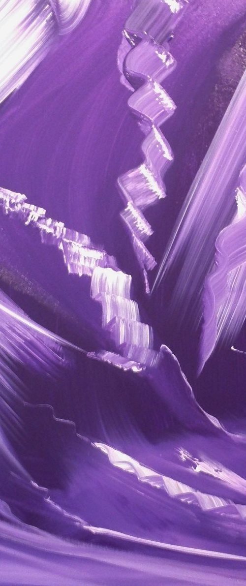Cascading Violet by Mel Graham