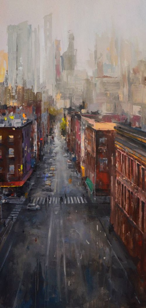 Downtown Manhattan by Zhanna Kondratenko